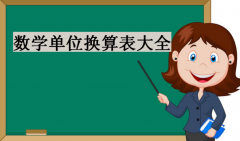 1公頃等于多少米,數學單位換算表大全